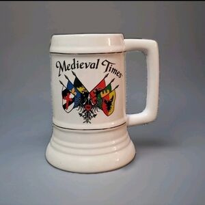 Medieval Times Beer Stein Tankard With Team Coat Of Arms